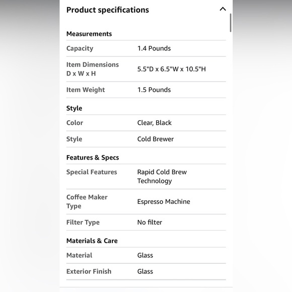 Presto Dorothy Rapid Cold Brewer - Picture 4 of 5